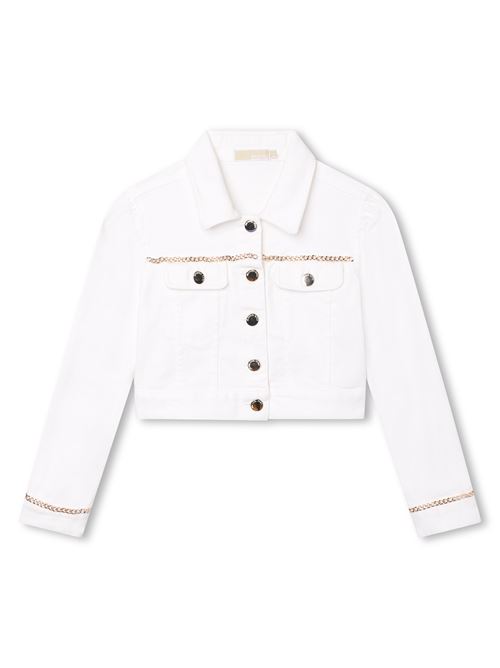 Giubbino bianco con catene MICHAEL KORS | R16126BIANCO#
